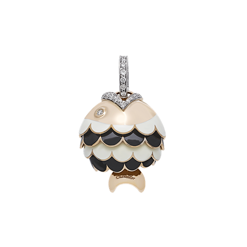 Ciondolo Paillettes Oro