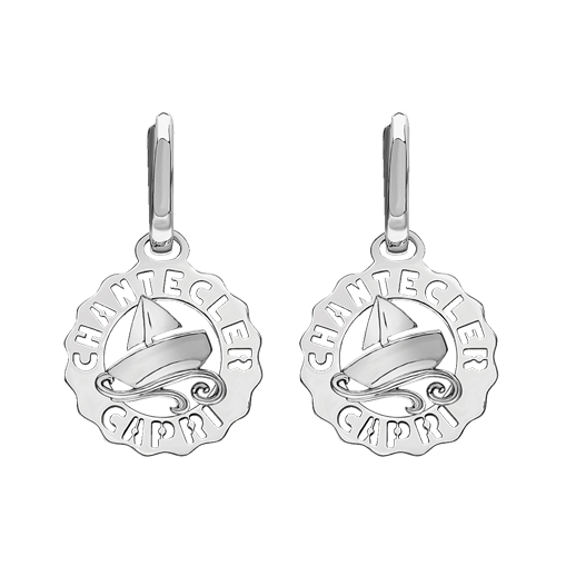 Earrings Et Voilà Logo Chantecler Silver