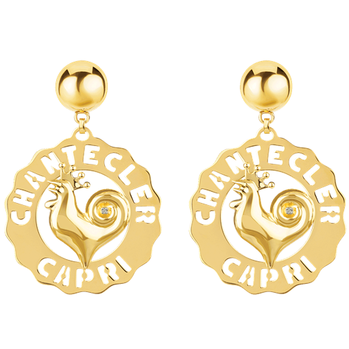 Orecchini Logo Chantecler Oro