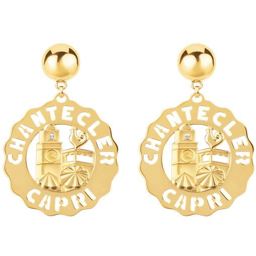 Earrings Logo Chantecler Gold