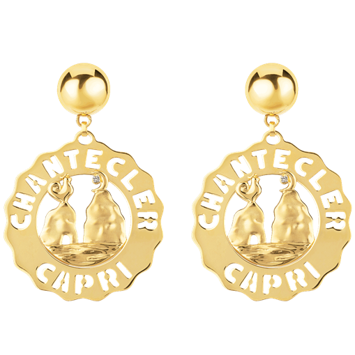 Earrings Logo Chantecler Gold