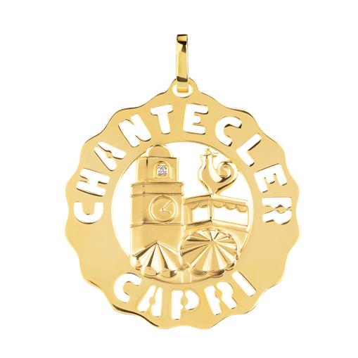 Ciondolo Logo Chantecler Oro