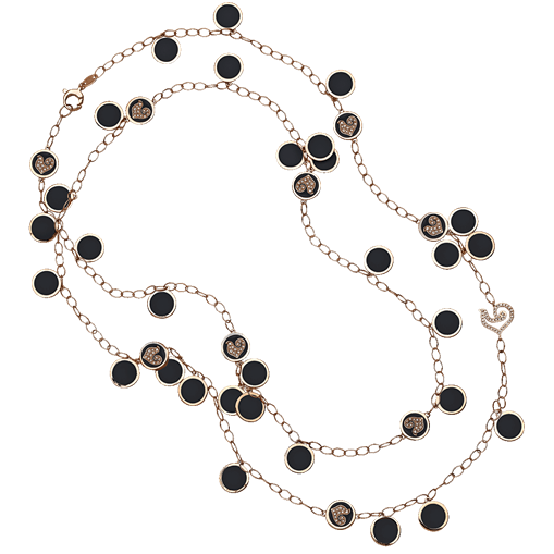 Collana Paillettes Oro