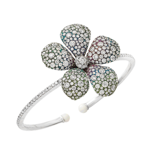 Bracciale Fiori di Capri Titanio