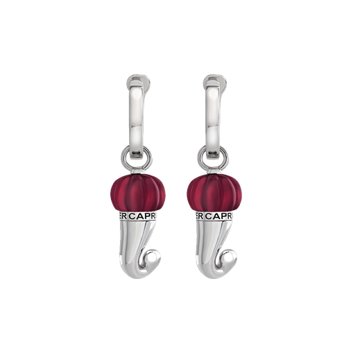 Earrings Et Voilà Corni Silver