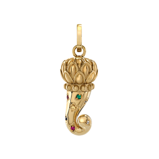 Pendant Corni Gold