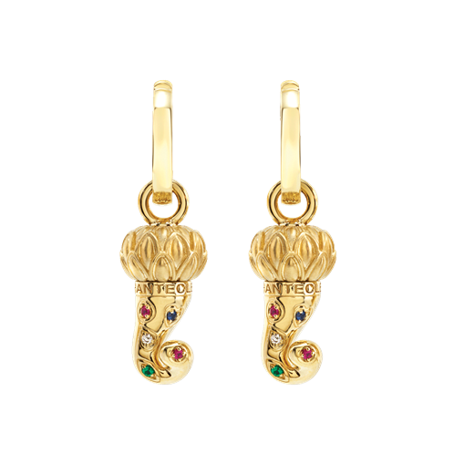 Earrings Corni Gold