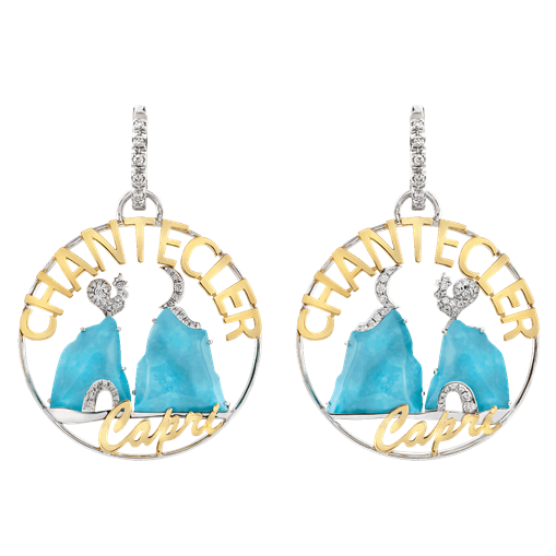 Earrings Logo Chantecler Gold