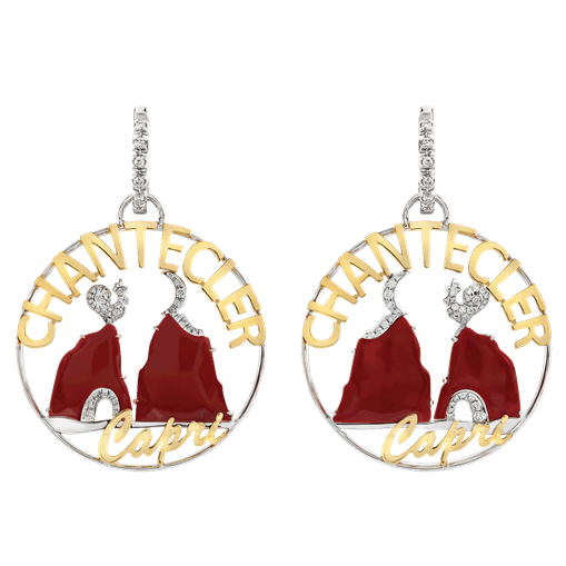 Earrings Logo Chantecler Gold