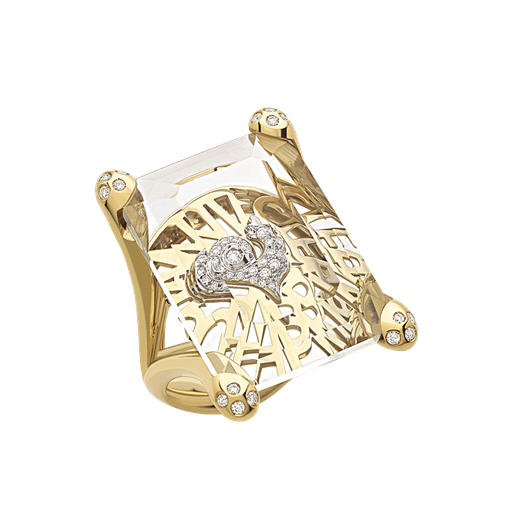 Anello Logo Chantecler Oro